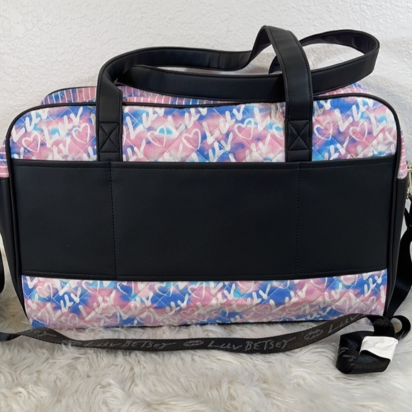 Betsey Johnson Weekender Overnight Large Bag New - Picture 3 of 10